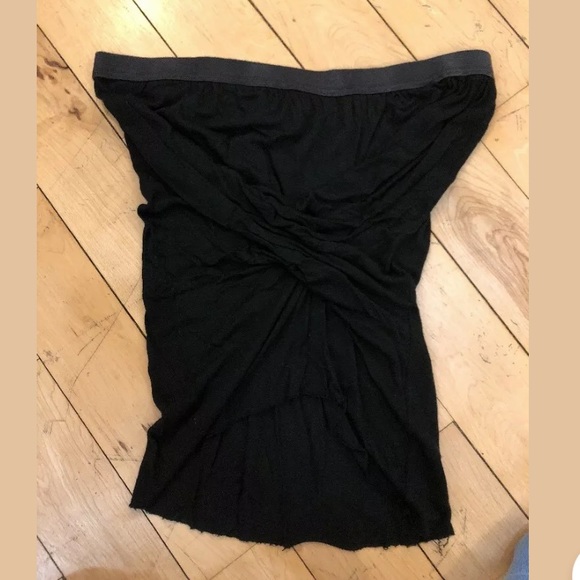Rick Owens Knit Strapless Top Sz 40 - Picture 2 of 16